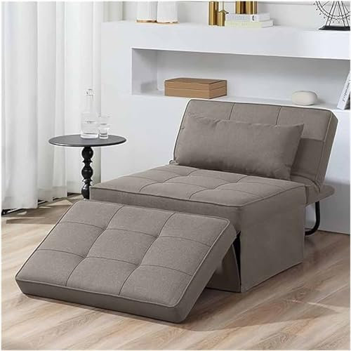 4 in 1 umwandelbares Schlafsofa, moderner Stuhl Liege mit verstellbarer Rückenlehne für Wohnzimmer, kleiner Raum - Multifunktions-Couchbett