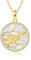 URONE Hibiskus-Halskette Sterlingsilber Hibiskus-Goldblume Halskette mit Anhänger aus Weißer Abalone-Muschel Hawaiianischer Hibiskus-Schmuck für Frauen