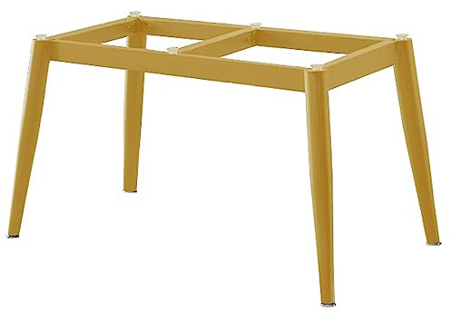 Tischbeine Möbelfuß Tischbeine aus Stahl im Industriedesign, Möbelbein-Set für Küchen-/Esstische in Gold, schwerer moderner Schreibtisch-Metallrahmen, Bankbeine, Schreibtischsockel für Marmor, Glas,