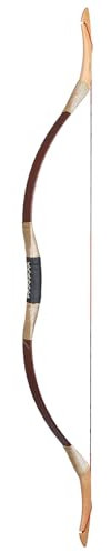 Mongolischer Recurve Bogen, Traditioneller Langbogen 35-55lbs Pferdebogen Passend für rechte und Linke Hand Erwachsene Bogenschießen Bögen
