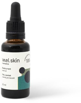 Mel Skin – Olio di Demi di Ribes Nero per Pelle Capillare – 30 ml, Rafforza i Capillari, Riduce il Rossore, Idrata e Rigenera la Pelle, Cura Naturale