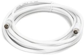 levitantes Cable coaxial TV RG6U 3m, conectores macho a macho + accesorios transmisión HD estable PVC ecológico