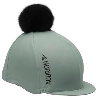 Shires Aubrion React Horse Riding Helmet Hat Covers (Sage)