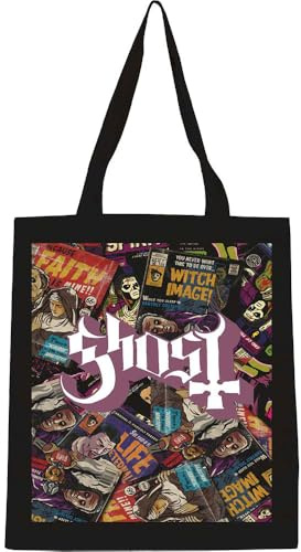 Queen Rocksax Logo Unisex Borsa Di Tela multicolore 100% poliestere