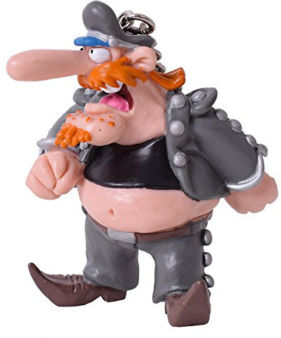 TE-Trend Werner Präsi Schlüsselanhänger – 8 cm – „Das muss kesseln!!!“ – Werner Figuren-Anhänger mit Kette und Schlüsselring