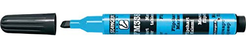 Stanger 713006 Flipchart Marker 336 chissel, blau