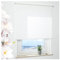 ourdeco® Rollo, Spring-, Schnapprollo/Stoffbreite: 148 x Auszugslänge: 180 cm weiß/Tageslicht, lichtdurchlässig