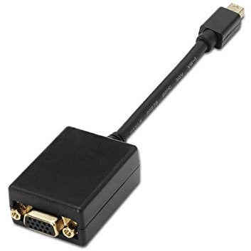 AISENS A125 – 0135 – 15 cm Mini DP to SVGA Converter, Black