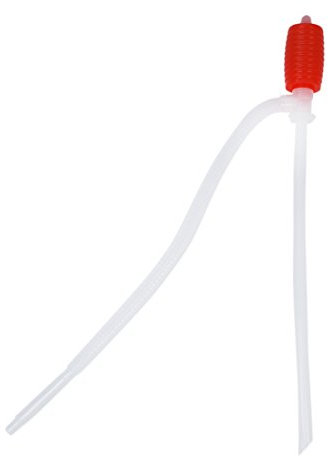 Portable Pompe siphon Hose tuyau d'aspiration manuelle a main pour transfert d'essence Aquarium eau huile voiture auto car Gas Oil Liquid bateaux piscine