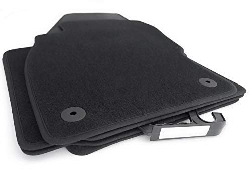 Fußmatten Adam Velours Automatten Set, 4-teilig, Schwarz