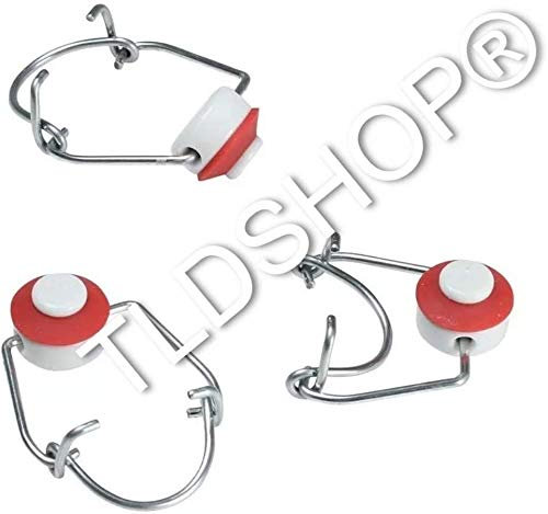 TLDSHOP® Bouchon mécanique avec joint pour la fermeture hermétique des bouteilles en verre - Bouchon Puff PZ 20