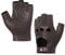 Harssidanzar Herren Fingerless Half Finger Leder Fahrhandschuhe Lammfell Ungefüttert Upgrade GM032EU,Braun, Größe M