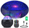 LED Sternenhimmel Projektor Galaxy Light mit Batterie 32 Lichtmodus Bluetooth Musikplayer Timer Sternenlicht Projektor Starry Wasserwellen Nachtlicht für Erwachsene Kinder Zimmer Deko Weihnachten