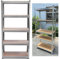 Regal für Lagerung, freistehendes Steckregal, Lagerregal, Werkbank für Werkstatt, Schuppen, Garage, Küche, verzinkt, H 180 x B 90 x T 40 cm, 5 Etagen, 875 kg Kapazität