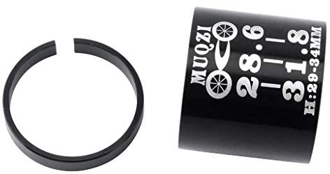 Milageto Cuneo Forcella Bicicletta, Adattatore per Tubo Sterzo Forcella Bicicletta 28,6,8 Mm