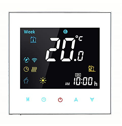 Termostato WIFI Beca BHT-3000GBLW Multifunzione per controllo del riscaldamento elettrico 16A