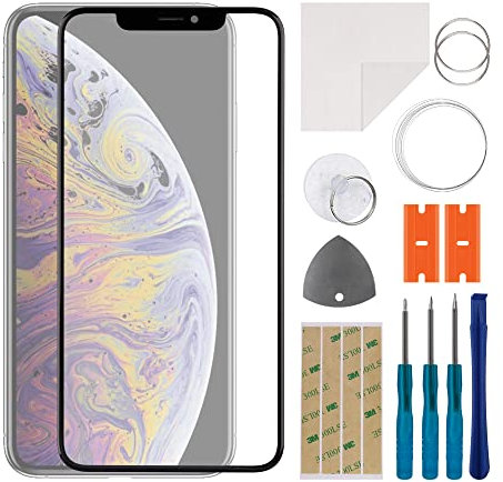 swark Display Glas Frontglas Reparatur Set kompatibel mit iPhone XS Max inkl. Werkzeugsatz