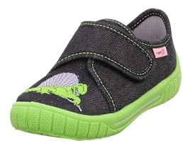 Superfit Jungen BILL Hausschuh, Schwarz Schwarz 0030, 36 EU