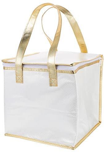 NUOBESTY Kühltasche Thermotasche Isoliertasche Torten Transport Picknicktasche Lunchtasche Mittagessen Tasche Kühlkorb für Kuchen Salat Fleisch Getränke Picknick Grillen Einkauf Strand Party