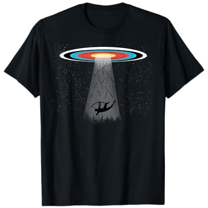 Traditioneller Bogenschießen Lustiger UFO-Bogenschießen Zielscheibe Recurve Bogen T-Shirt