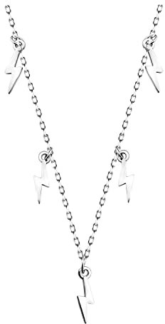 Sofia Milani - Damen Halskette 925 Silber - Blitz Anhänger - N0491