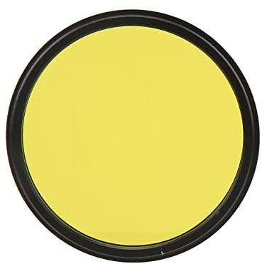 Filtro per Obiettivo da 52 Mm, Obiettivo in Vetro Ottico Impermeabile con Telaio in Lega di Alluminio per Fotocamere Digitali (Giallo)