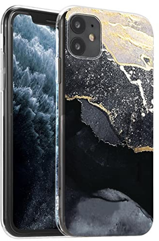 Verco Marmor Case für iPhone 11 Hülle Silikon Handyhülle mit Motiv für iPhone 11 Schutzhülle