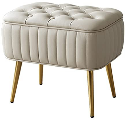 Amerikanischer Stil Ladies Schminkhocker Schlafzimmer Eitelkeit Hocker, Sofa Hocker für Wohnheim, Wohnzimmer, Schrank, Eitelkeit, Schlafzimmer, Frauen Geschenk