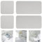 NiuYichee Set mit 4 wasserabsorbierenden Kieselgur-Untersetzern, Kieselgur, Seifenschale, Badezimmer-Tabletts, wasserabsorbierender Stein für Handseifen, Pflanzen und Toilettenartikel im modernen