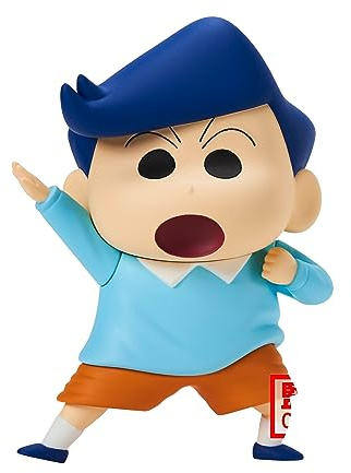Banpresto - New Dimension! Crayon Shinchan - Kazama-kun Vol. 2 (ver. B), Bandai Spirits Kasukabe Boueitai Figur