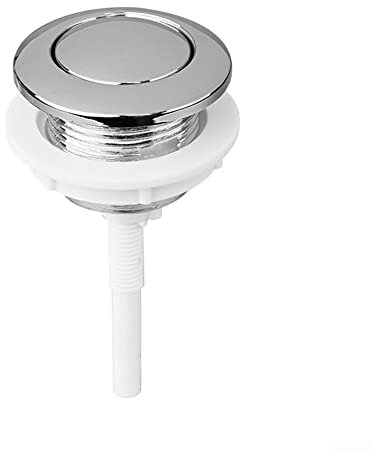 WC-Druckknopf, 38 mm Spülkasten-Druckknopf Badezimmer-Einzelspülknopf, Wassertank-Knopf, Toiletten Wassertank Drucktasten Spülkasten Standardteil für Badezimmer Hotels WC
