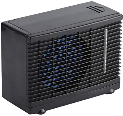 Tragbarer Verdunstungskühlerventilator für das Auto zu Hause, Einstellbare Geschwindigkeit, Geringer Energieverbrauch, Einfache Installation, Langlebiges ABS-Gehäuse, Verbessert