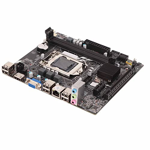 Bewinner H61M-Motherboard, 16 GB Desktop-Computer M-ATX-Motherboard, DDR3-Zweikanal-LGA-1155-CPU-Mainboard, Quad-Core-VGA-M-ATX-Gaming-Motherboards