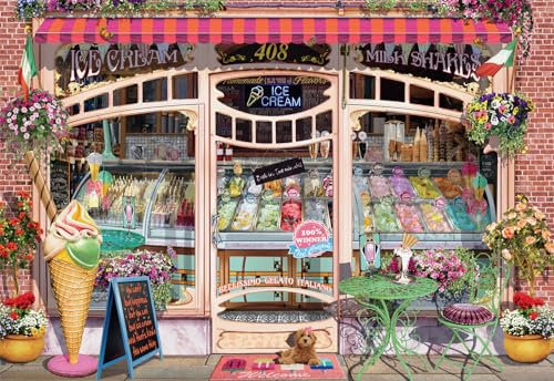 Ceaco - Ice Cream Shop Window - 2000 Piece Jigsaw Puzzle