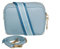 Alice Wheeler SOHO Duel Fach Kamera Crossbody Tasche mit 2 Gurten und Bee Befestigung Schultertasche für Damen, pastellblau, AW6001