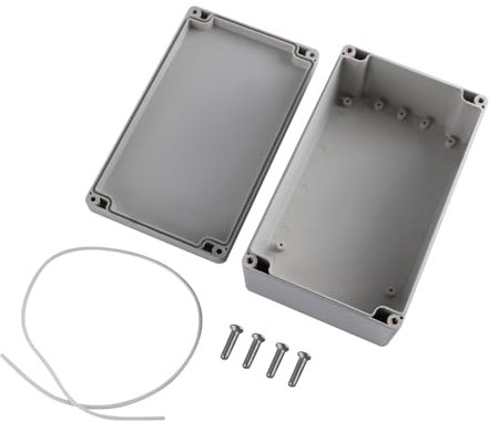 BEVDICNC Wasserdichte Kunststoff Abzweigdose(200 x 120 x 75mm), Instrumentenschale Abzweigdose DIY, ABS Kunststoffschale Stromabzweigdose, Elektroinstallation wasserdicht