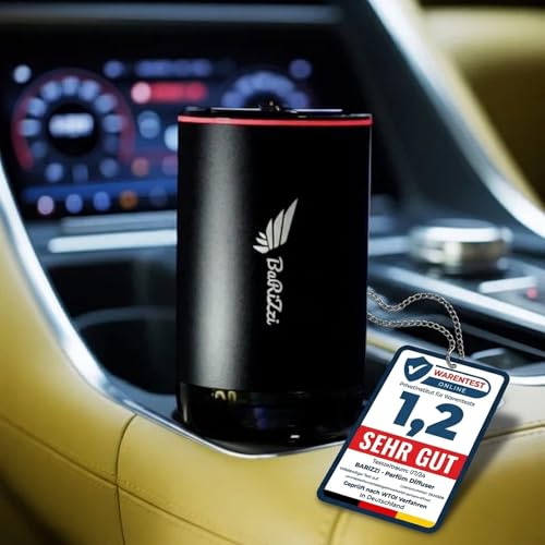BaRiZzi Diffuser, Auto Lufterfrischer, Büro Lufterfrischer, Home Lufterfrischer, Autoparfum, Autoduft, Oud Düfte, Oud Parfums (Schwarz) (Oud Follia 50ml)