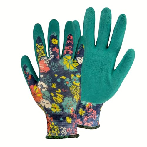 Scheibler Workwear – Gartenhandschuhe Fiona – Handschuhe für Gartenarbeit – Arbeitshandschuhe hochelastisch & griffig – verfügbar in den Größen 8 (Mint)