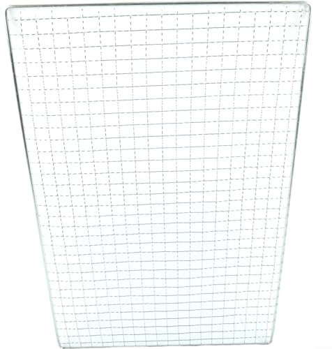 Grille de barbecue en acier inoxydable pour plaque de cuisson à la vapeur (40 x 25 cm)
