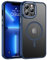 VENINGO Magnetic for iPhone 13 Pro Max Case,Compatible with MagSafe Matte Translucent Shockproof Protective Women Man Girls Case for iPhone 13 Pro Max, Blue