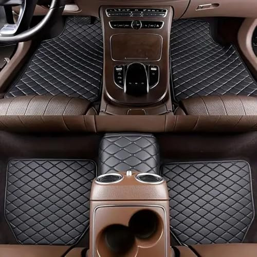 Auto-Fußmatten, Fahrteppich, Automatte, komplettes Set, für Audi Q3 8U 2012-2017,A-Black-Black