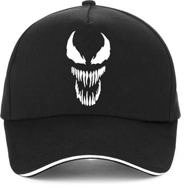 Baseballmütze Unisex Reine Baumwolle Venom Baseballkappe Paar Hip Hop Baumwolle Hut Mode Golf Hüte Outdoor Sport Kappen Snapback Hüte Outdoor Geschenk