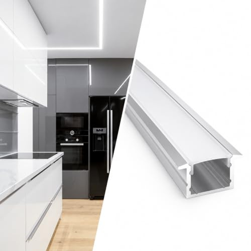 B·LED BARCELONA LED - Einbauprofil aus Aluminium für LED-Streifen ≤ 15 mm - 18,5 x 12 mm - 2 m
