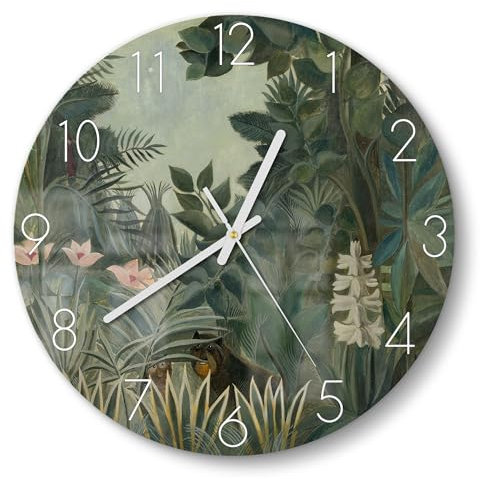 DEQOART DEQORI Glasbild Echtglas | Motiv Dünen der Stille | horizontal einteilig 125x50 cm | schöne Dekoration | Wandbild für Wohnzimmer, Schlafzimmer, Flur & Küche | Moderne Wanddeko