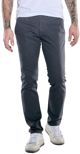 emilio adani Herren Herren Chino Slim fit, Marineblau, 38616, Marineblau in Größe 32/32