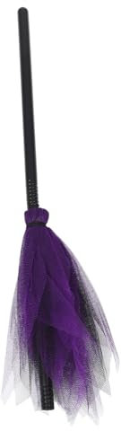 HEMOTON Hexenbesenprops Dekoration Hexenkostüm Hexenbesenmesser Halloween-Partygeschenke Hexenbesen Halloween Kleiner Besen für Halloween-Kostümbesen Kostüm Besen Zufällige Farbe