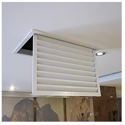 HDYZJQ Rejilla Ventilacion Rejillas De Ventilación De Techo, Rejilla De Ventilación Cuadrada/Filtro para Entrada O Extracción, Rejilla De Salida con Filtro(35 x 35 cm)