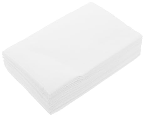 Disposable Tattoo Cleaning Pads Table Covers 20 Pcs White Wood Pulp | Waterproof, Easy Cleanup, Versatile Application, for Tattooing and Table Covers