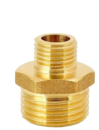 M22 M24 M26 M27 M28 M30 M35 1/2 3/4 1 Male Thread Brass Pipe Fitting Nipple Connector Reducer(M28x1.5)