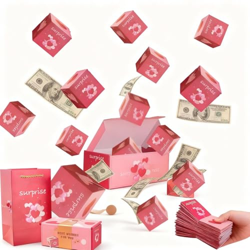 Ich Liebe Dich Geschenke für Frauen,Valentinstag-Geschenk für Sie und Ihn,Überraschungsbox, Surprise Gift Box, Ehefrau Geschenk Geburtstag oder Valentinstagsgeschenk